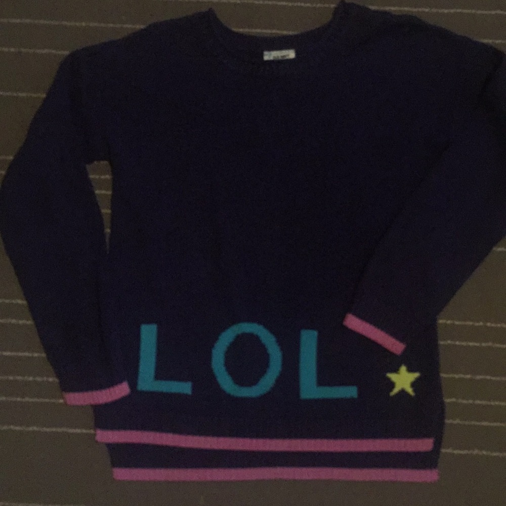 Old Navy hi-lo Graphic Pullover Sweater
